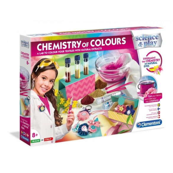 Science & Play Színek kémiája Tudományos játék lányoknak Clementoni