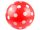 Pöttyös labda 600mm-felfújatlan PIROS
