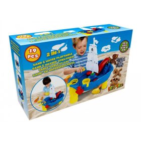 Homokozó asztal 19 részes kalózhajó Homokozó asztal 19 részes kalózhajó