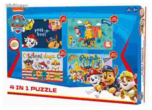 Mancs Őrjárat puzzle 4 az 1-ben