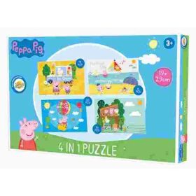 Peppa malac puzzle 4 az 1ben Peppa malac puzzle 4 az 1ben