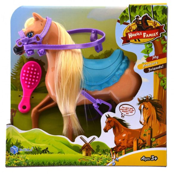 Játék fésülhető ló figura