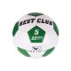 Műbőr focilabda zöld-fehér