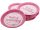 Szülinapi papírtányér 6 darabos - 23 cm, pink