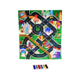 Farm játszószőnyeg autókhoz