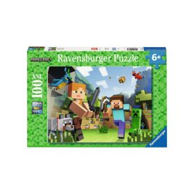 Puzzle 100 db - Minecraft Steve és Alex