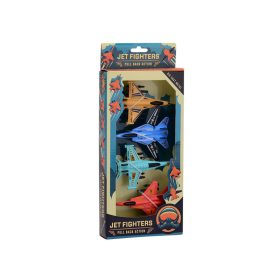 Repülő, 4 db /cs, fém, visszahúzós