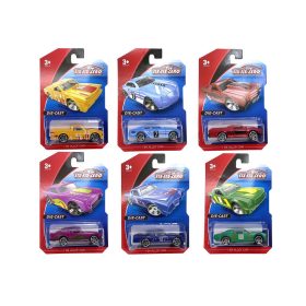 1 /64 fém autó, 6 féle