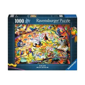 Puzzle 1000 db - Szorgos madárkák