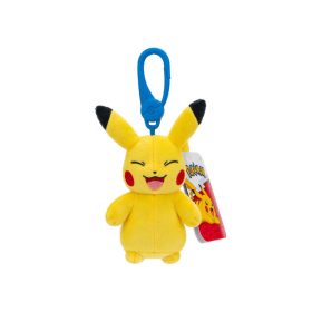 Pokémon kulcstartós plüssfigura - Pikachu 8 cm (nevető)