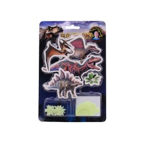 Sötétben világító dínó falmatricák, 2 féle
