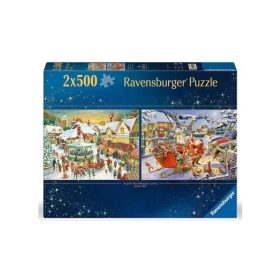 Puzzle 2x500 db - Karácsonyi kollekció no1