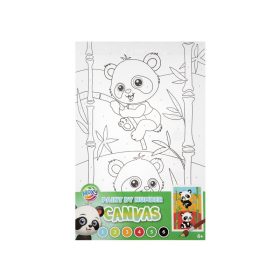 Fess számok szerint, vászonkép, 29,7 x 19,5 cm, 4 féle