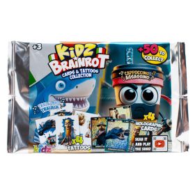 Brainrot holografikus kártyák, tetoválások vegyesen