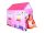 Rózsaszín házikó játszósátor