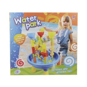 Homokozó asztalka vízimalmokkal