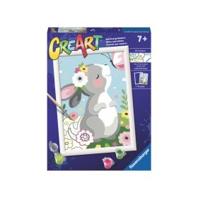 Festés számok szerint - Csodaszép nyuszika