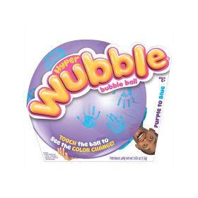 Rugalmas, érintésre színváltó labda - lila-kék