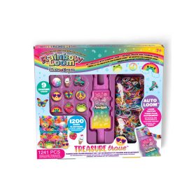   Rainbow Loom, Cute-tique gumikarkötőkészítő szett, kincsesbánya