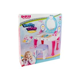 Unikornisos fésülködőasztal székkel