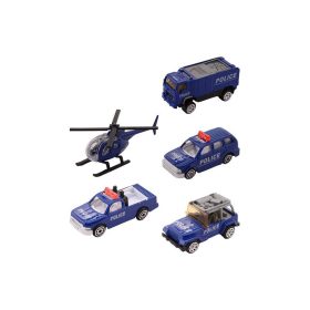 Rendőrségi fém jármű - 1:64, többféle