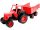 Műanyag traktor utánfutóval 68 cm - többféle