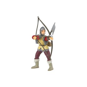 Papo piros íjász katona 39384