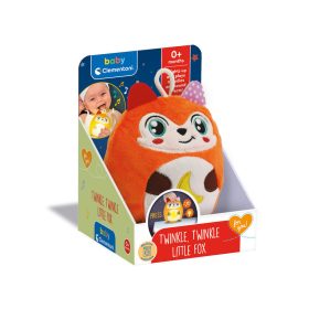 Baby Clementoni Ragyogj kis plüss - róka