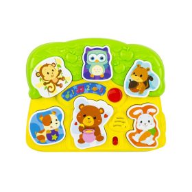 Winfun: Fények és hangok állatos puzzle bébijáték