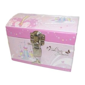 Hercegnő ékszerdoboz lakattal