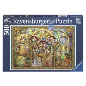 Ravensburger: Puzzle 500 db - Disney család