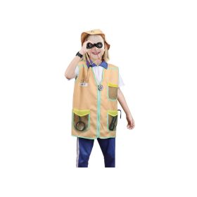 Természetbúvár jelmez: kabát,kalap és 6 kiegészítő