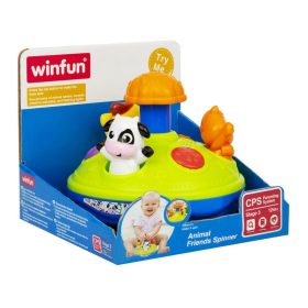 Winfun: Háziállatos pörgettyű bébijáték