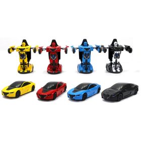 Átalakuló kisautó többféle - 1:32, zenél, világít