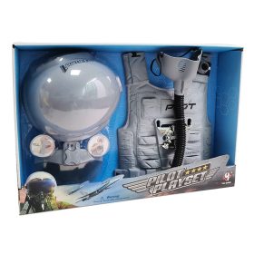 Pilóta sisak, mellény, oxigénmaszk