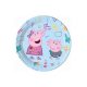 Peppa malac papírtányér - 23 cm, 8 db / csomag
