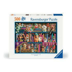 Puzzle 500 db - Kedves porcelán kutyusok