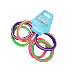 Nagy színes hajgumi, 6 darabos készlet