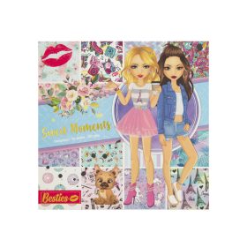   Besties - Sweet Moments 25x25 cm színes lapok a divattervezőhöz, 20 db