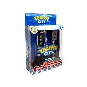 Közlekedési lámpa és traffipax