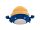 Squishmallows: Lenore a sötétkék és bézs remeterák 20cm