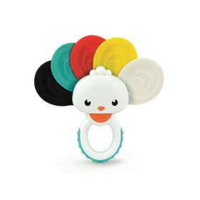 Baby Clementoni Színes Pávás Csörgő És Rágóka