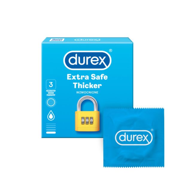 Durex óvszer 3db- Extra Safe
