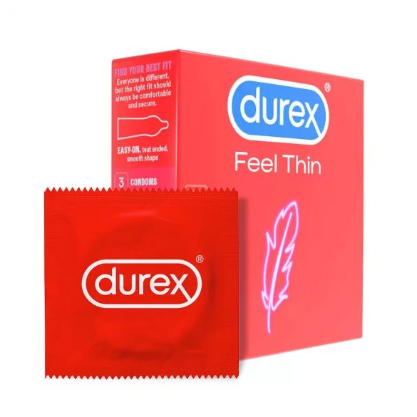 Durex óvszer 3db- Feel Thin