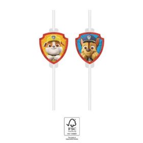 4db Papír szívószál MANCS ŐRJÁRAT 4db Papír szívószál MANCS ŐRJÁRAT