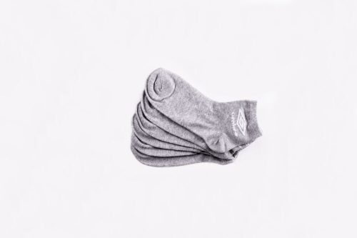 Unisex pamut zokni - rövid állású zokni - 3 pár -parent - szürke - Umbro