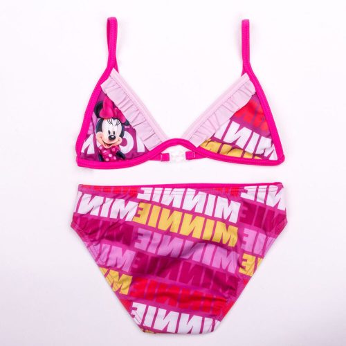 Minnie egér kislány fürdőruha - kétrészes fürdőruha - pink - 122