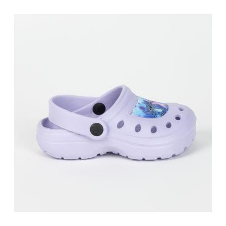 Disney Stitch gyerek papucs, clog - világoslila - 26-27