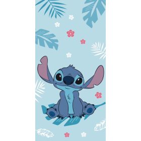   Disney Stitch Blue 100% pamut strandtörölköző - 70x140 cm