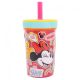 Minnie Egér felboríthatatlan csúszásgátlós műanyag pohár szívószállal - 370ML